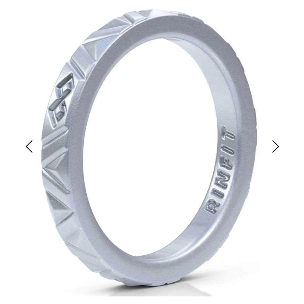 Rinfit Rubber Silicone Wedding Band Ring